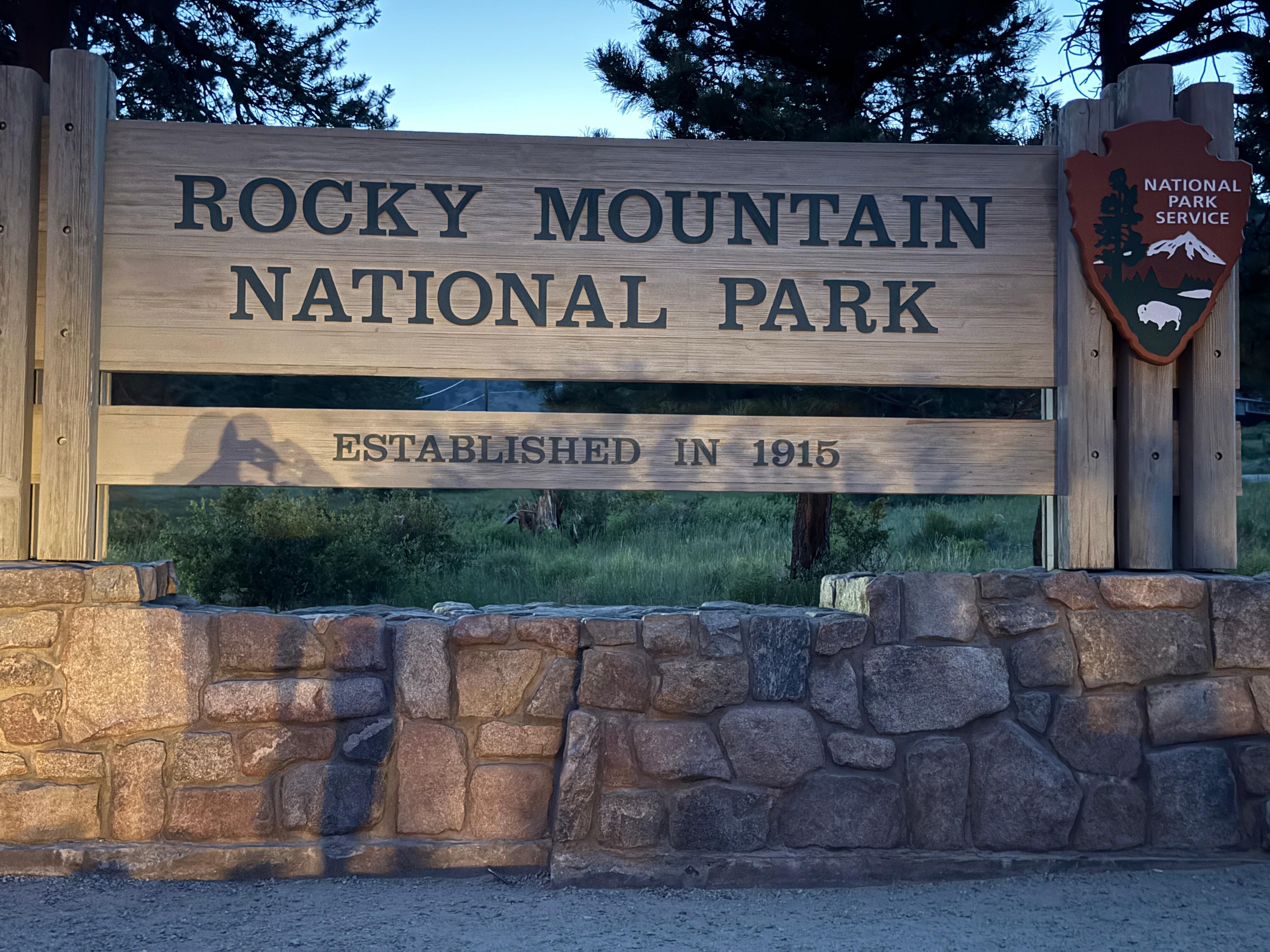 Close to park entrance