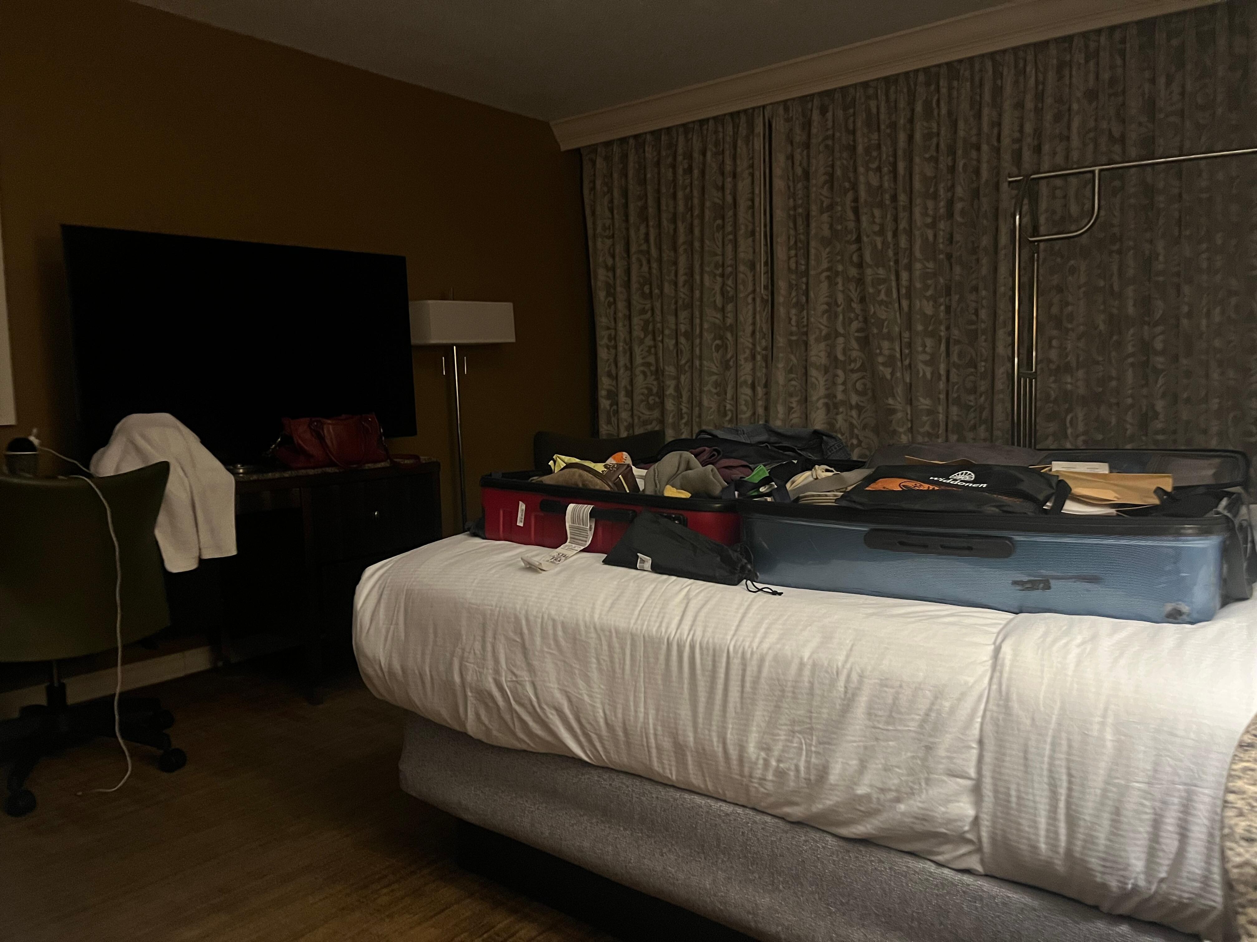 Traveling to Europe, loaded with stuff for family and friends.