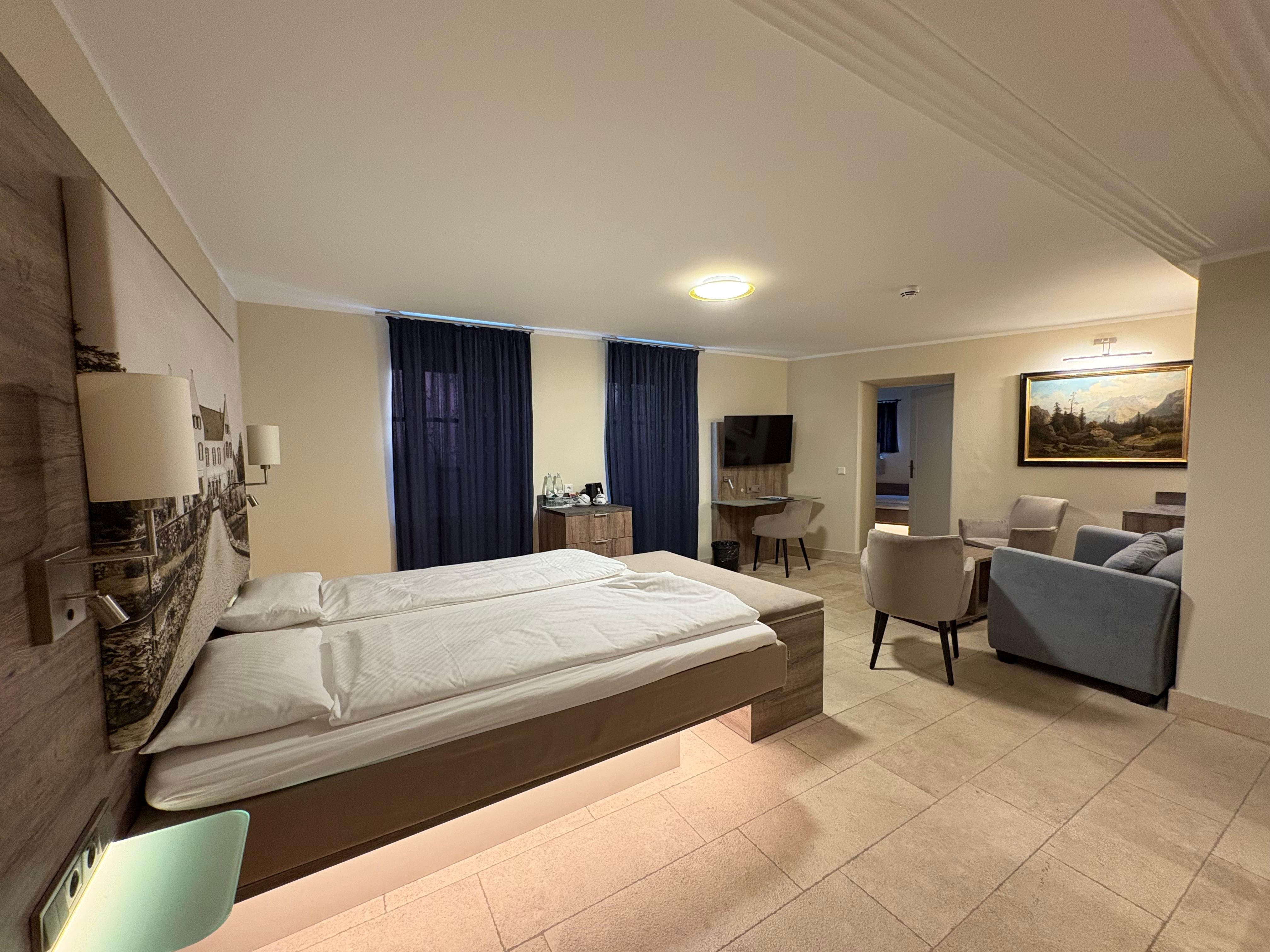 View as you enter the room. 