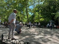 Petanque in Luxembourg Gardens