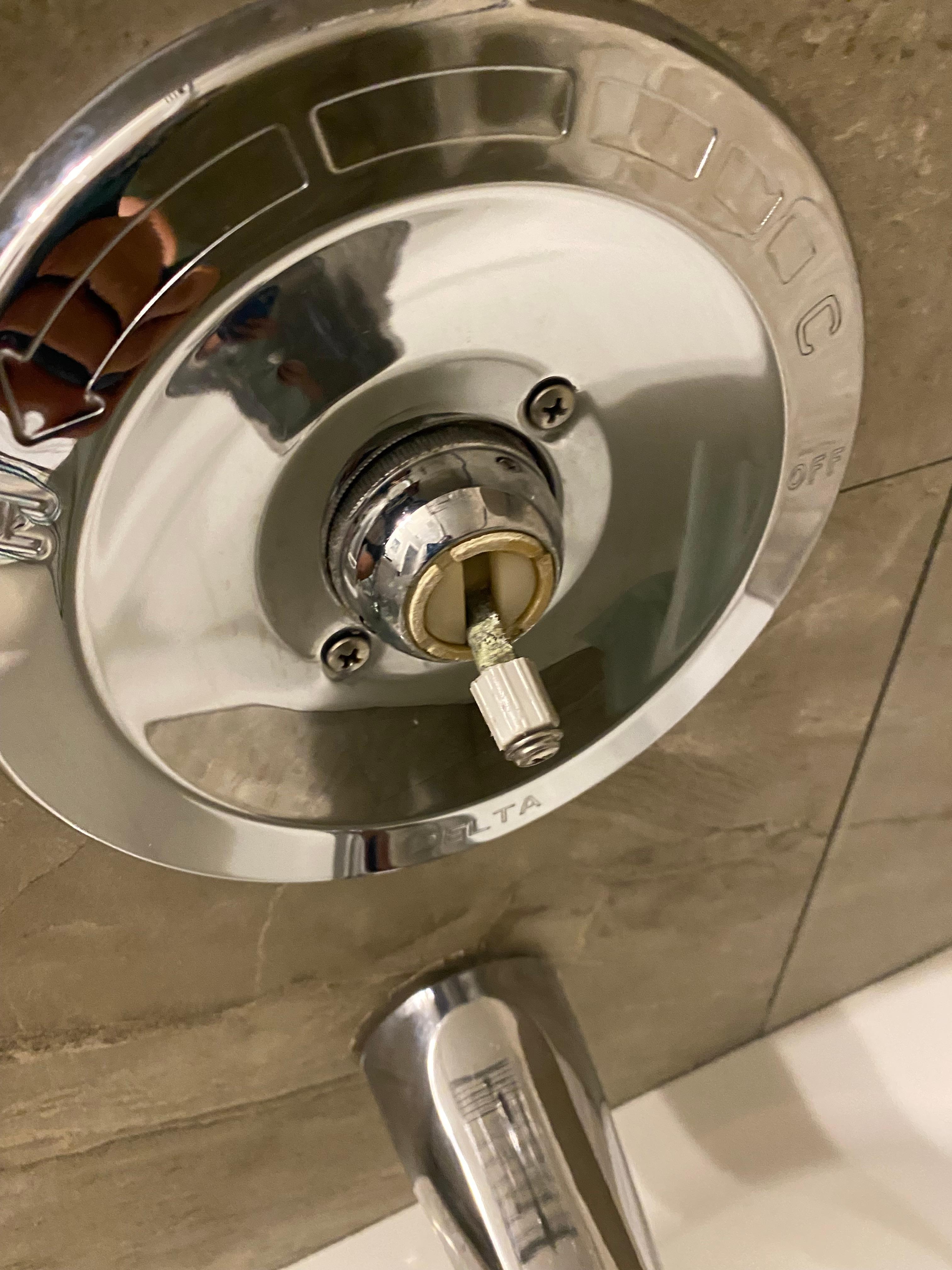 Shower control broken