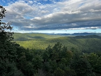 Morning view from deck