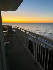 Sunrise from balcony