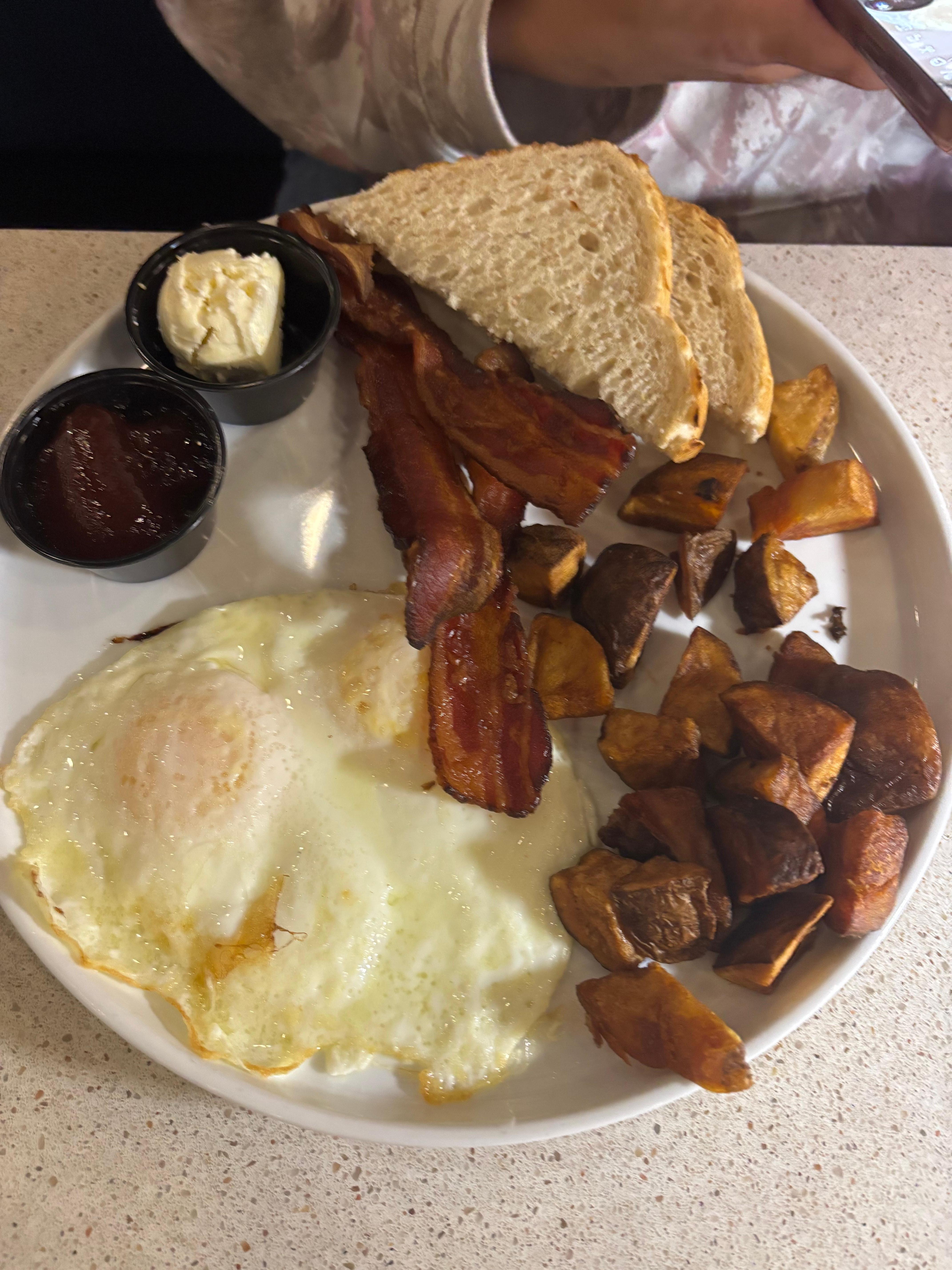 Breakfast at Betts, on premises 