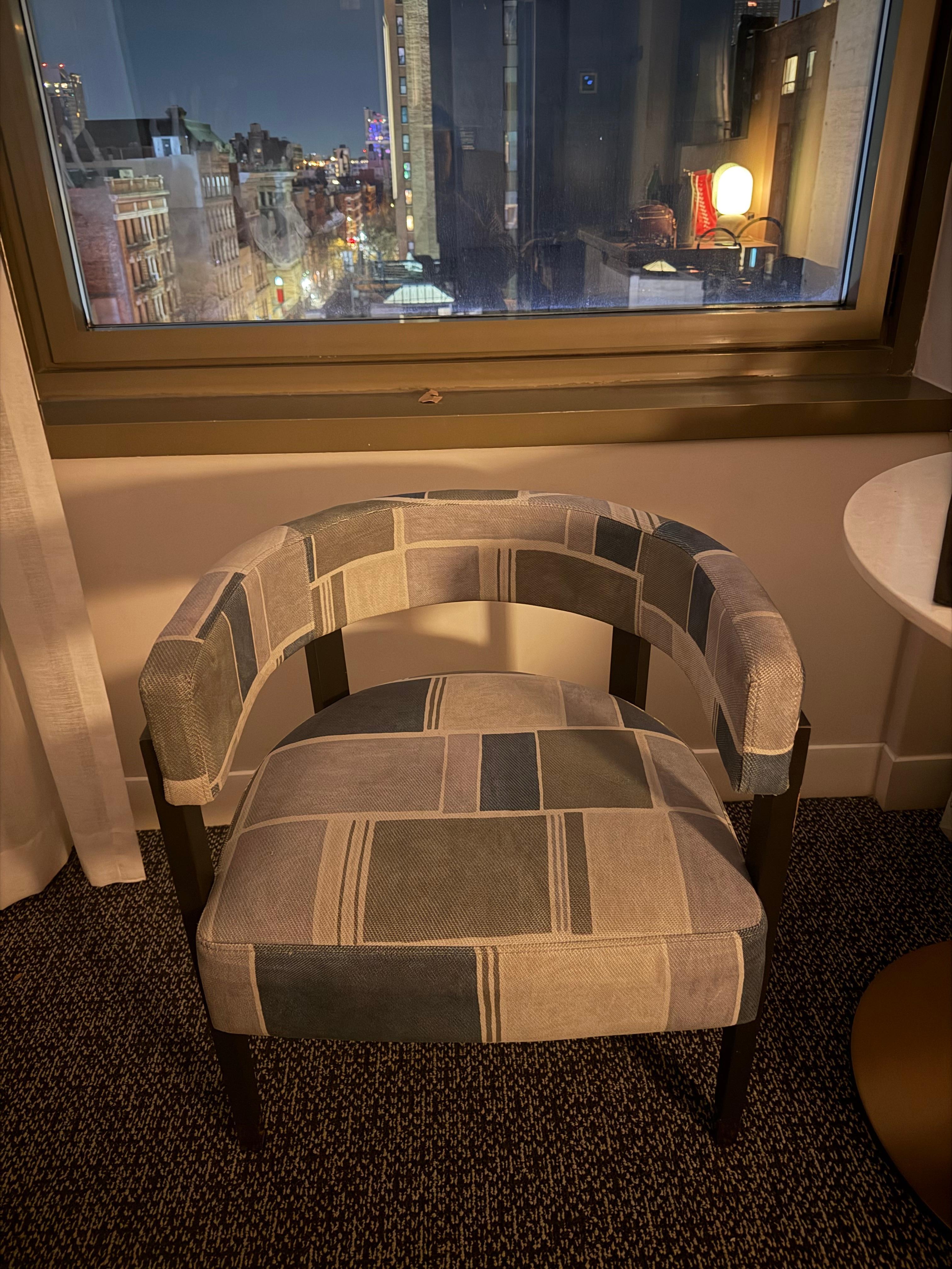 Street view room - comfy chair. 