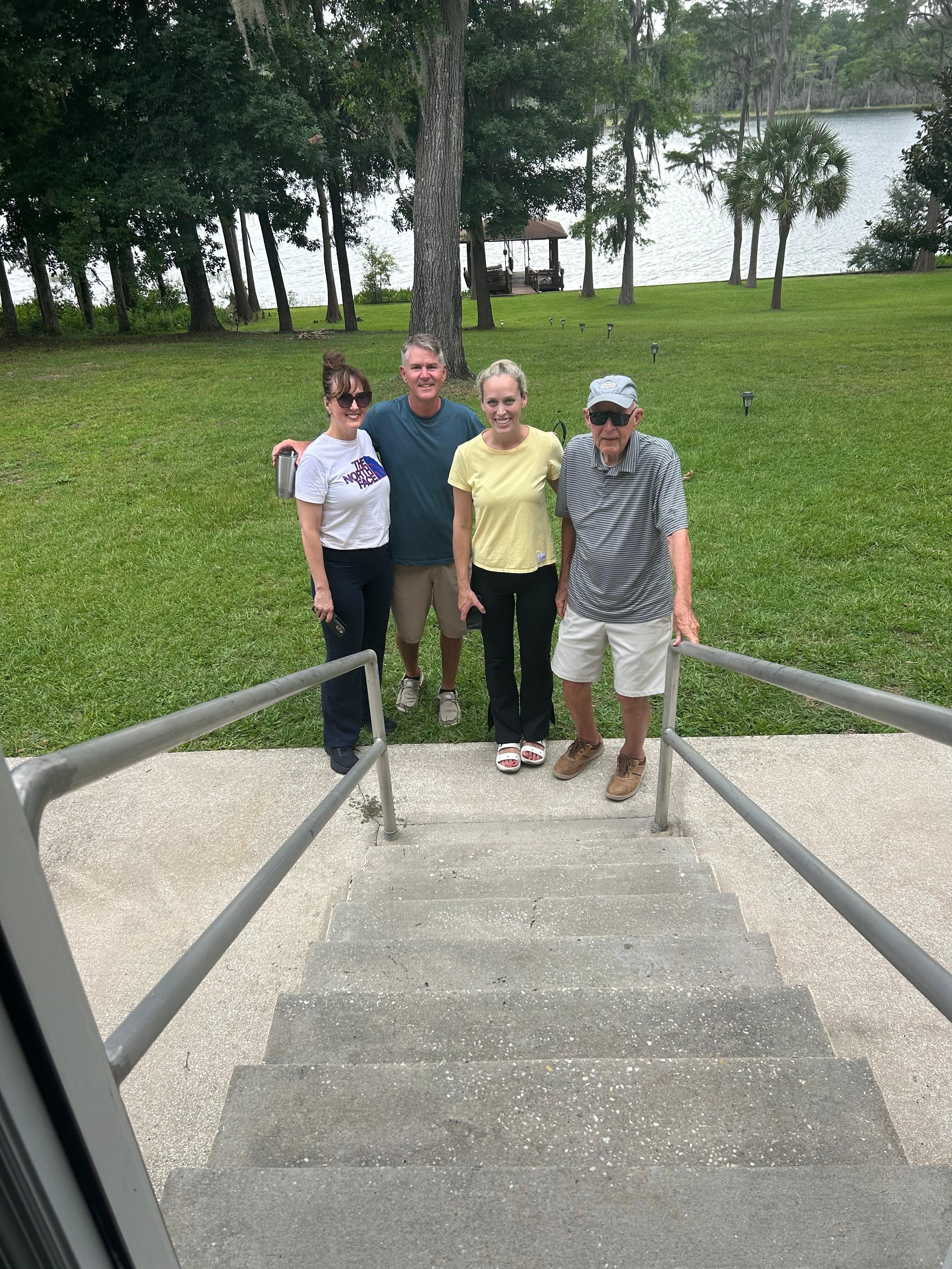 Family visiting from nearby Lynn Haven
