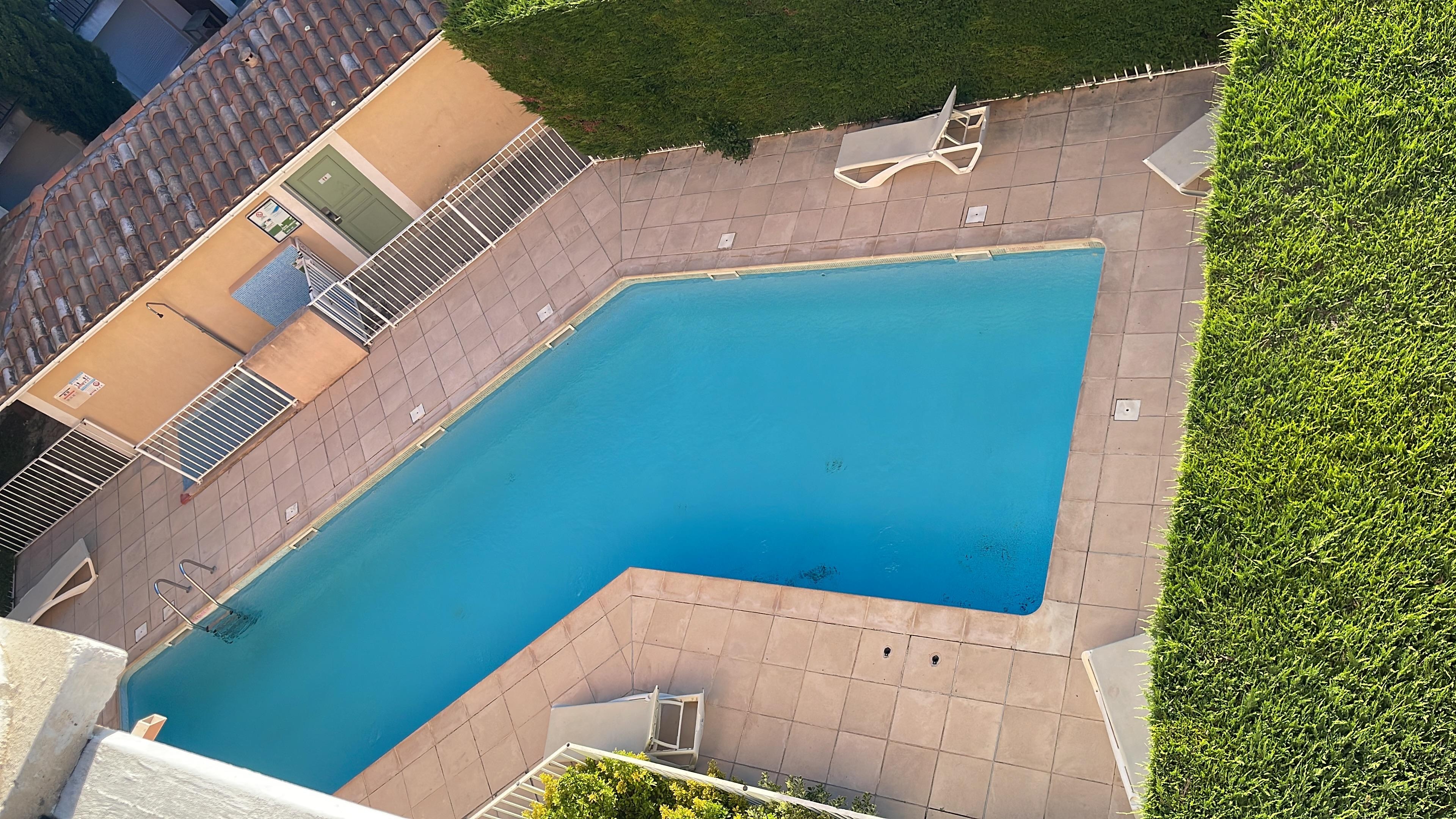Vue sur la piscine 