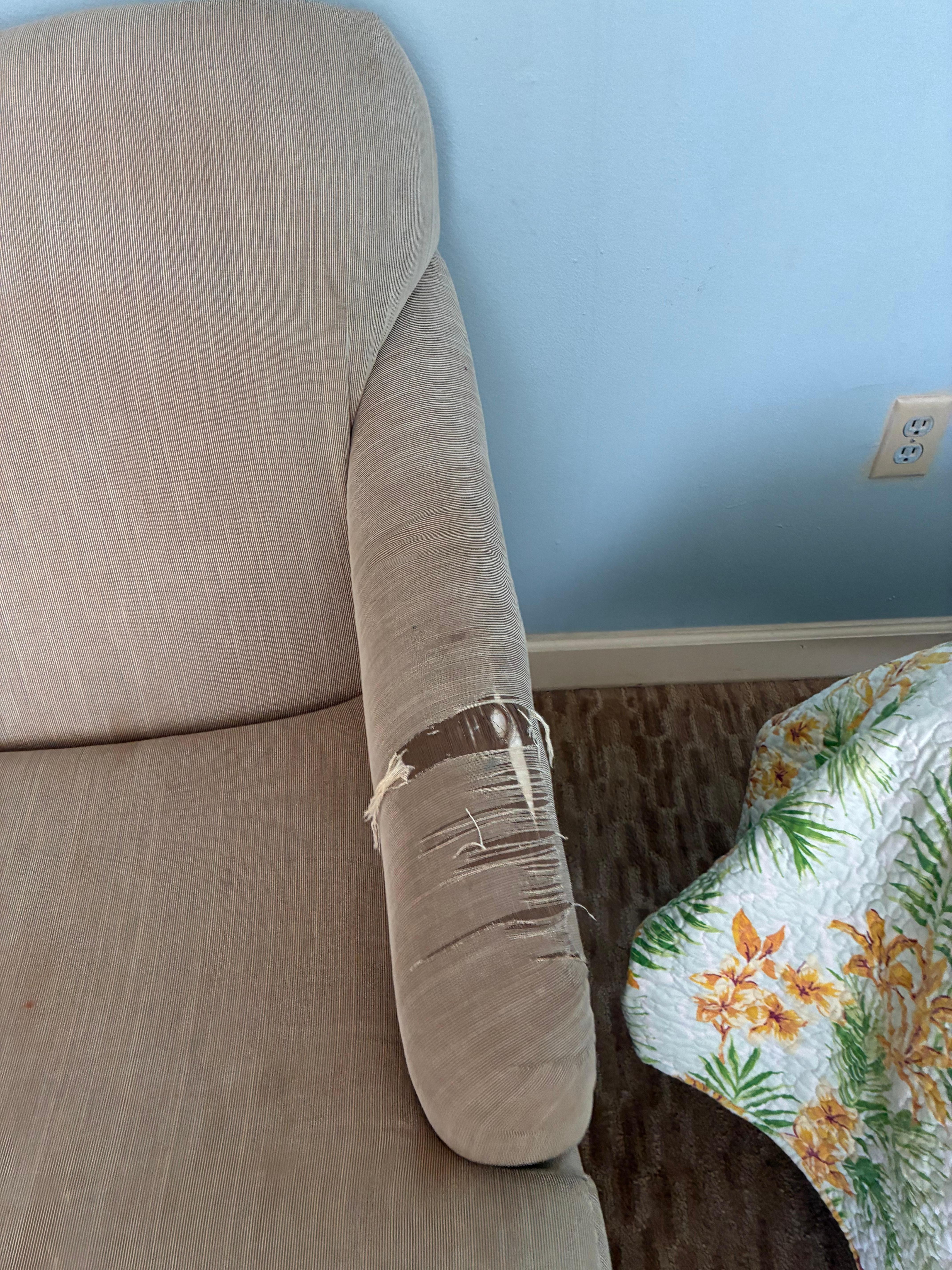 Armchair in second bedroom