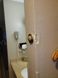 Smashed wall
