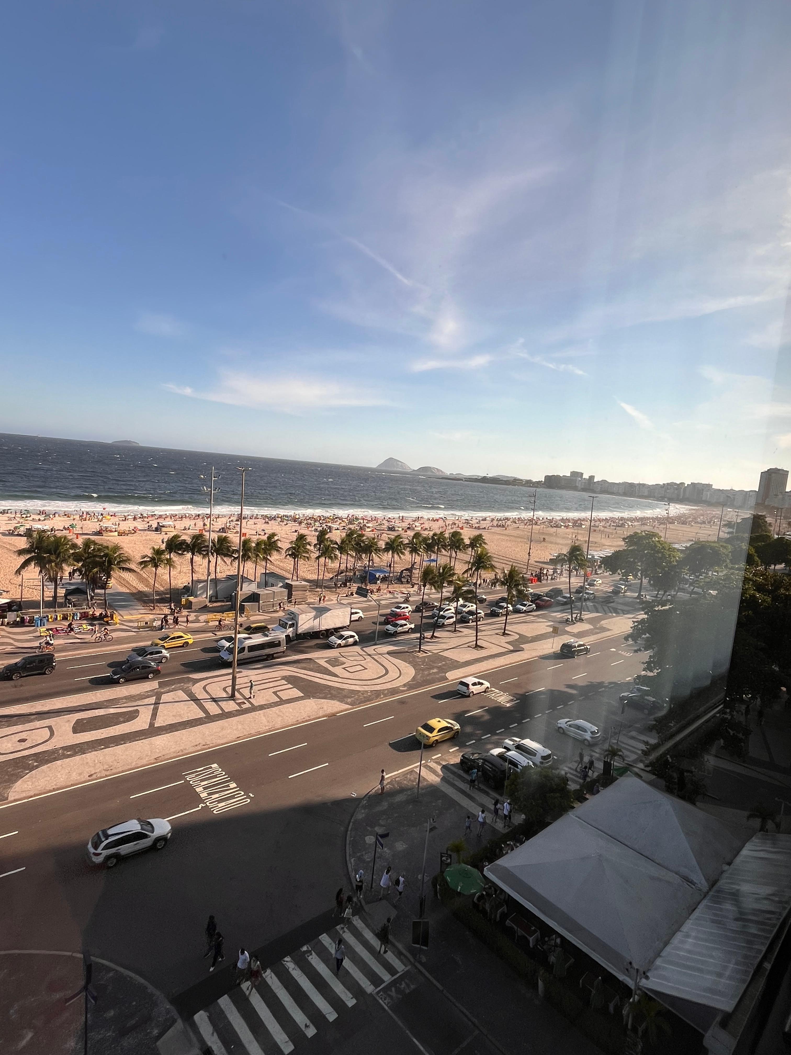 The view from our corner room.