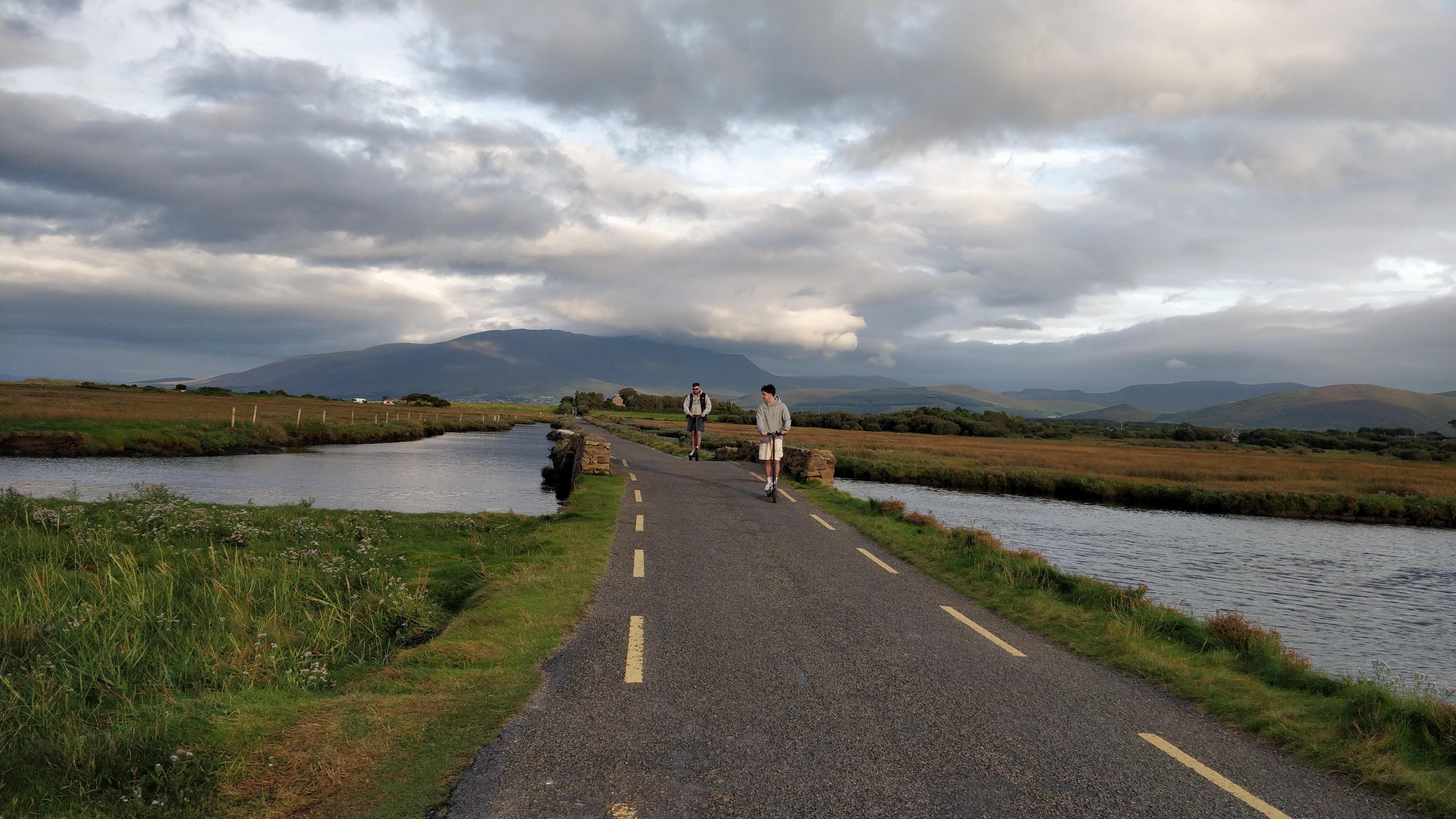 The cycleway to Castlegregory 