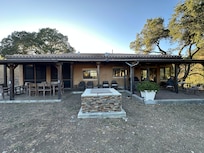 back of the property