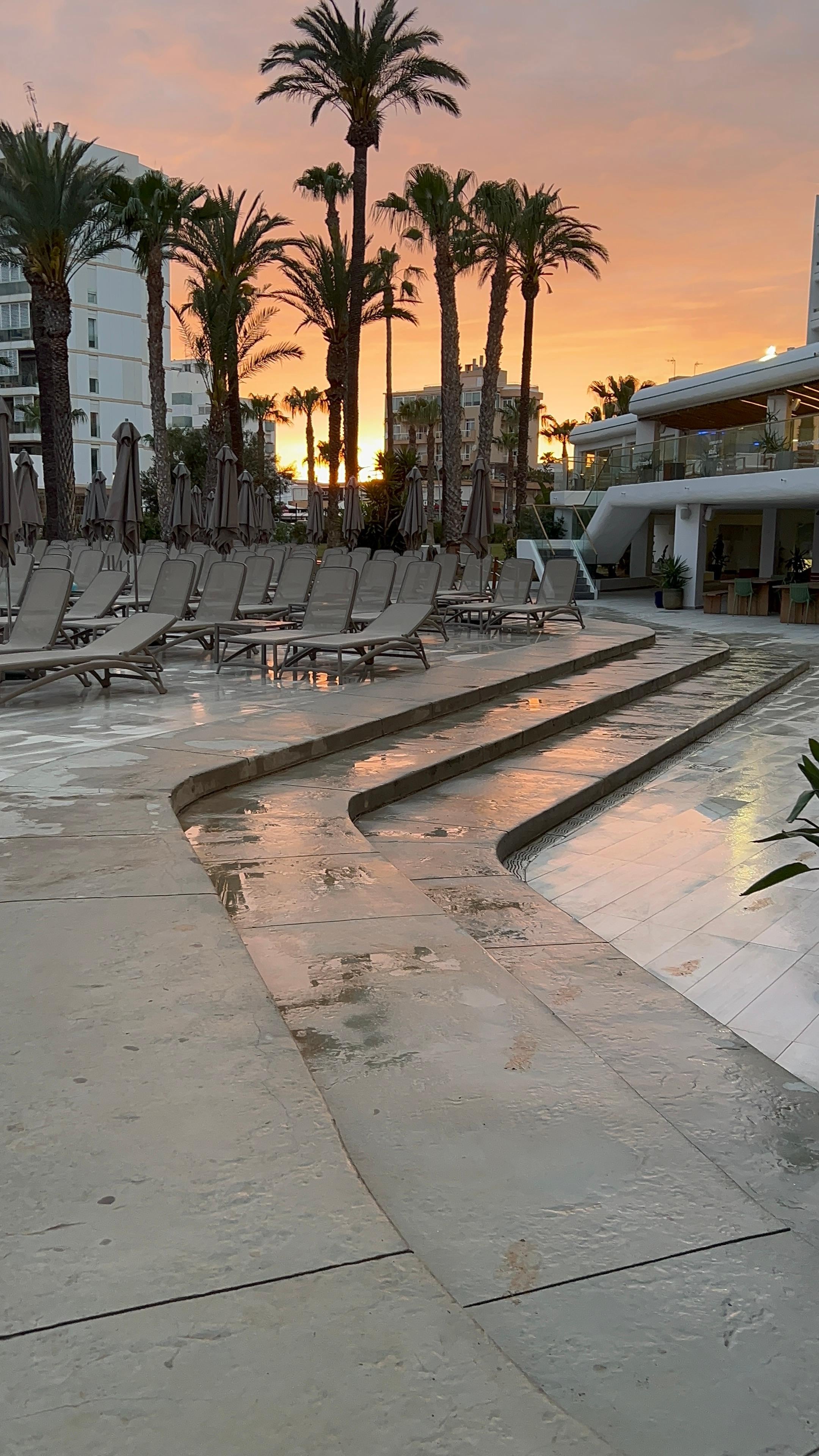 View next to the pool 