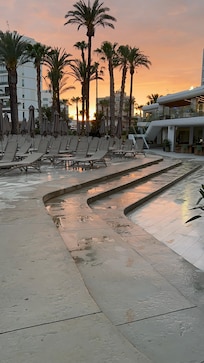 View next to the pool