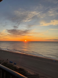 Balcony sunrise view