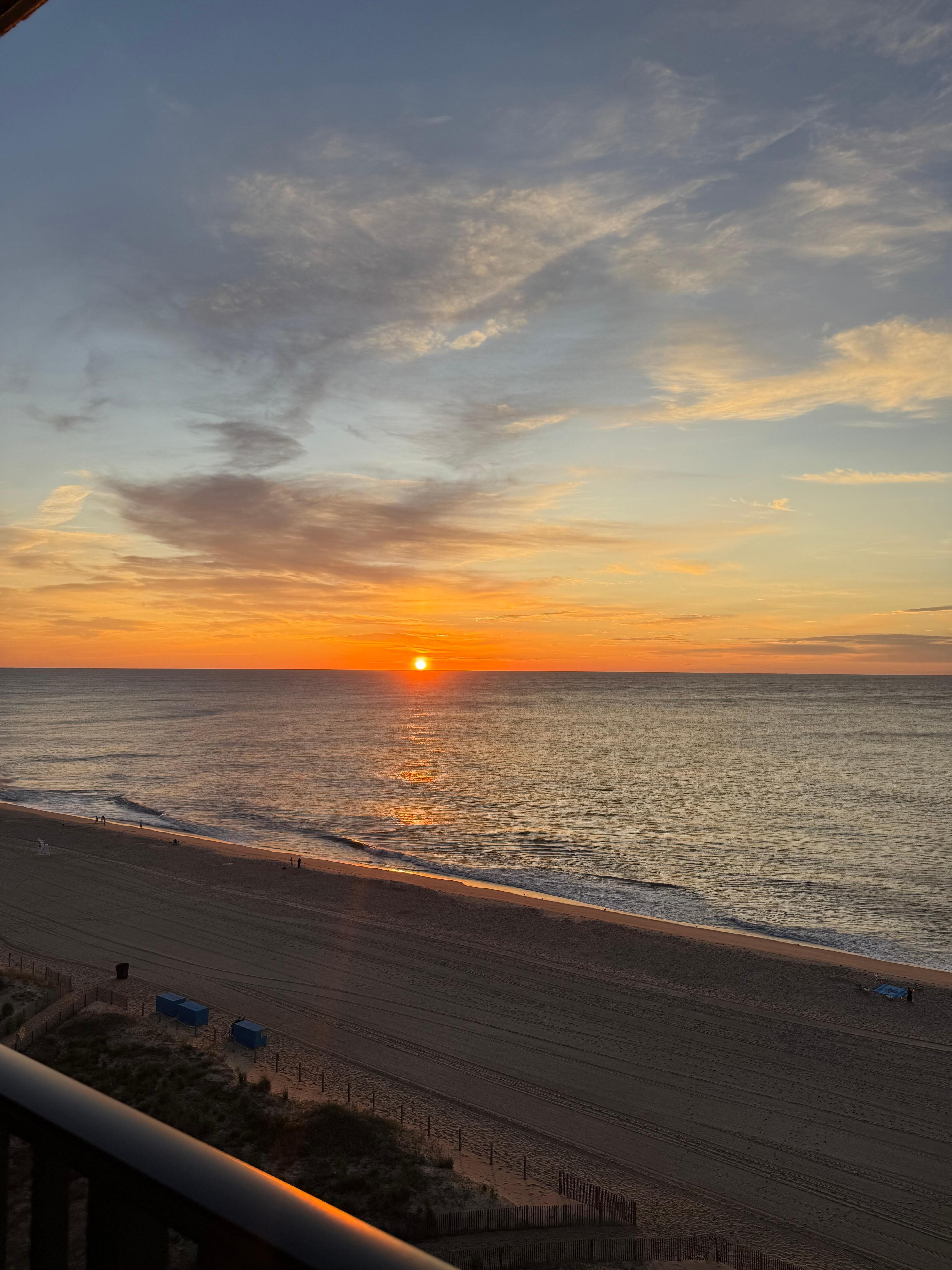Balcony sunrise view 