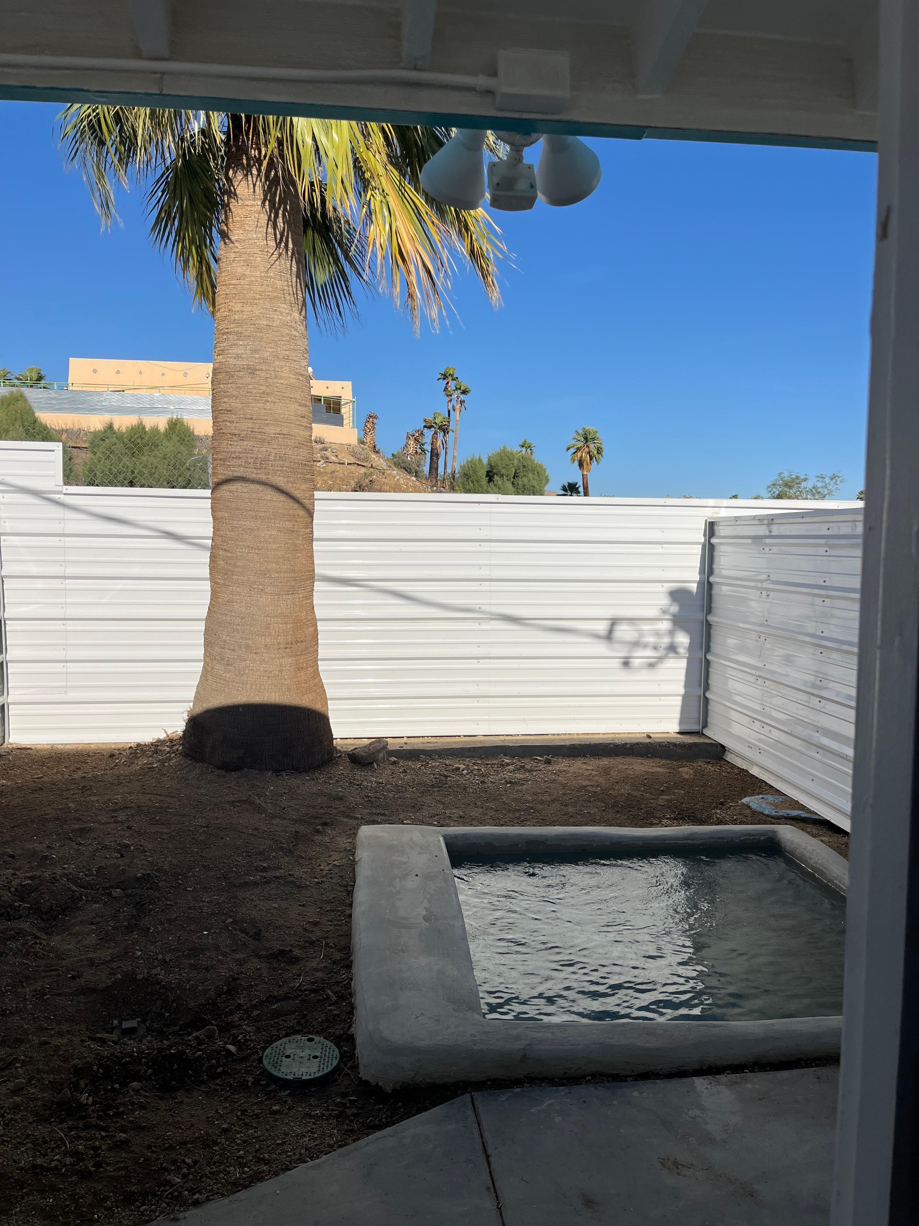 Private hot spring 