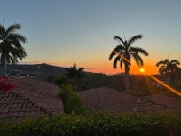 Sunset from the back patio