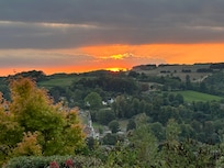 Actual sunset view from patio