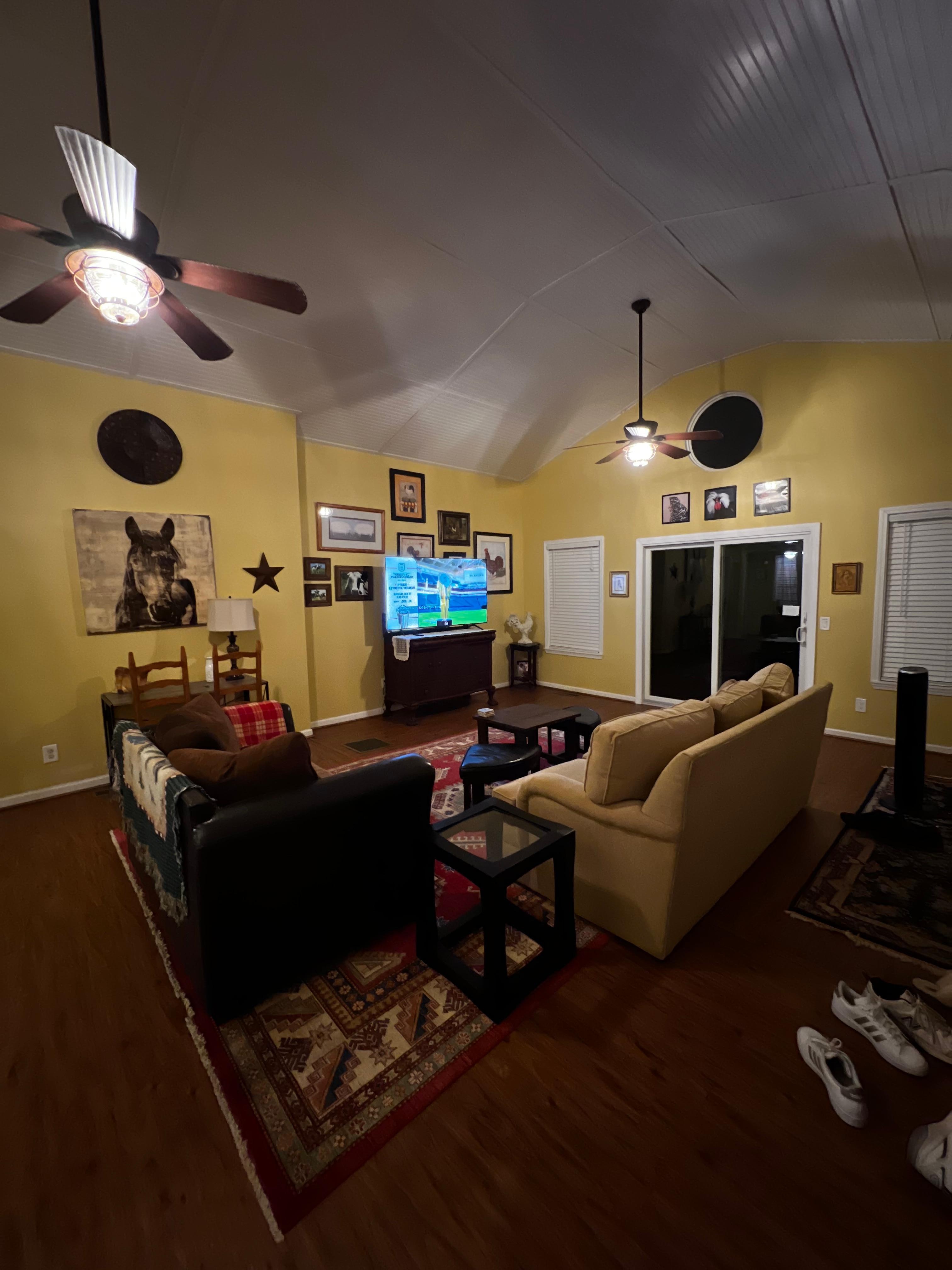 Big nice living room to enjoy family time.