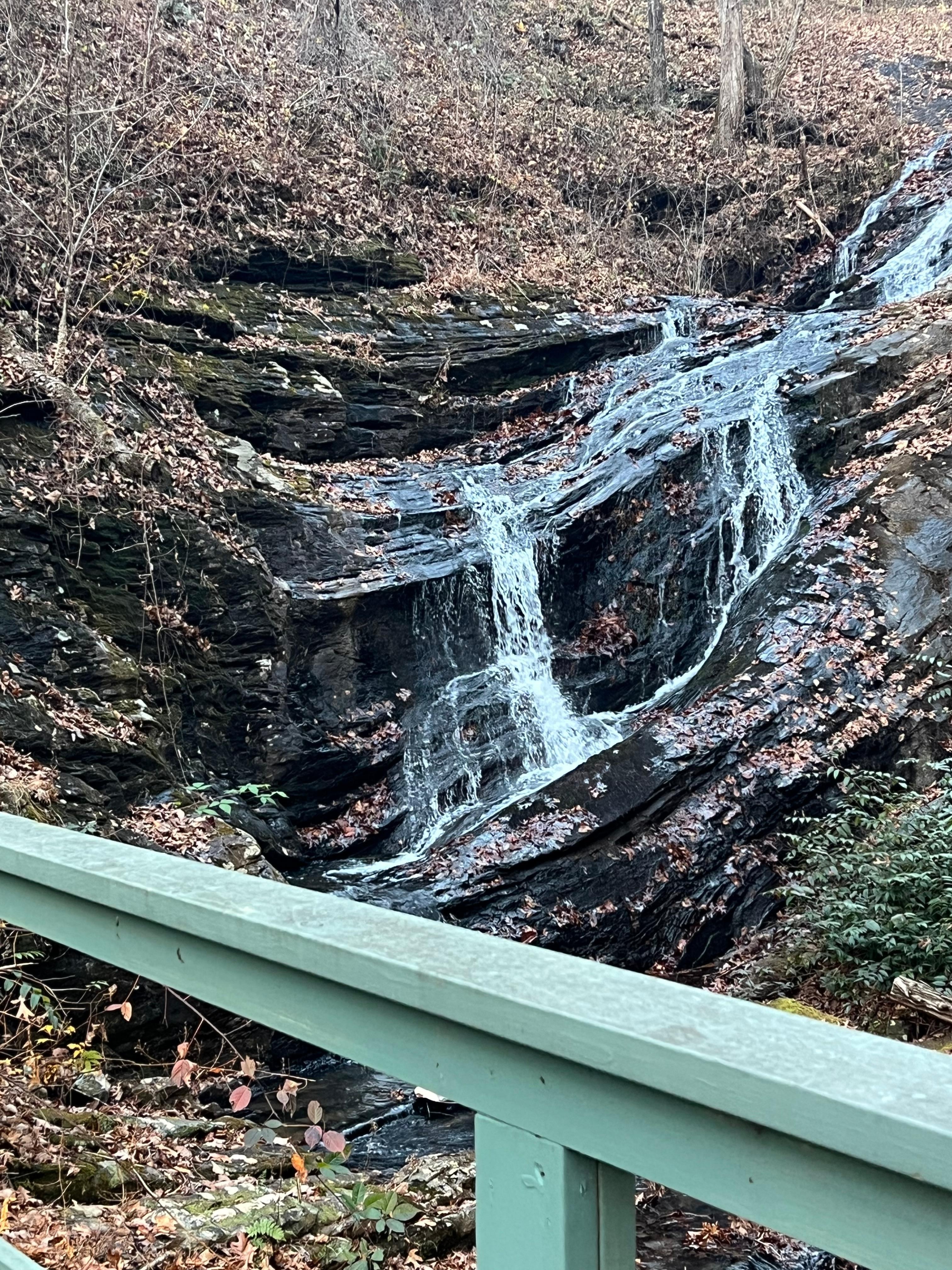 Waterfall on property