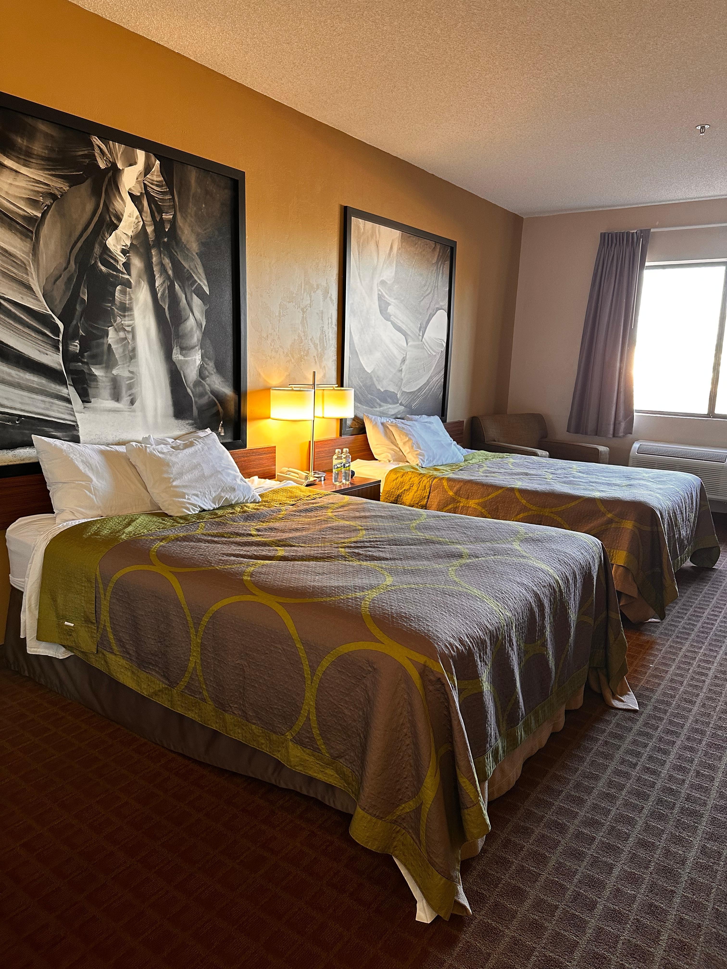 Clean rooms and comfortable beds