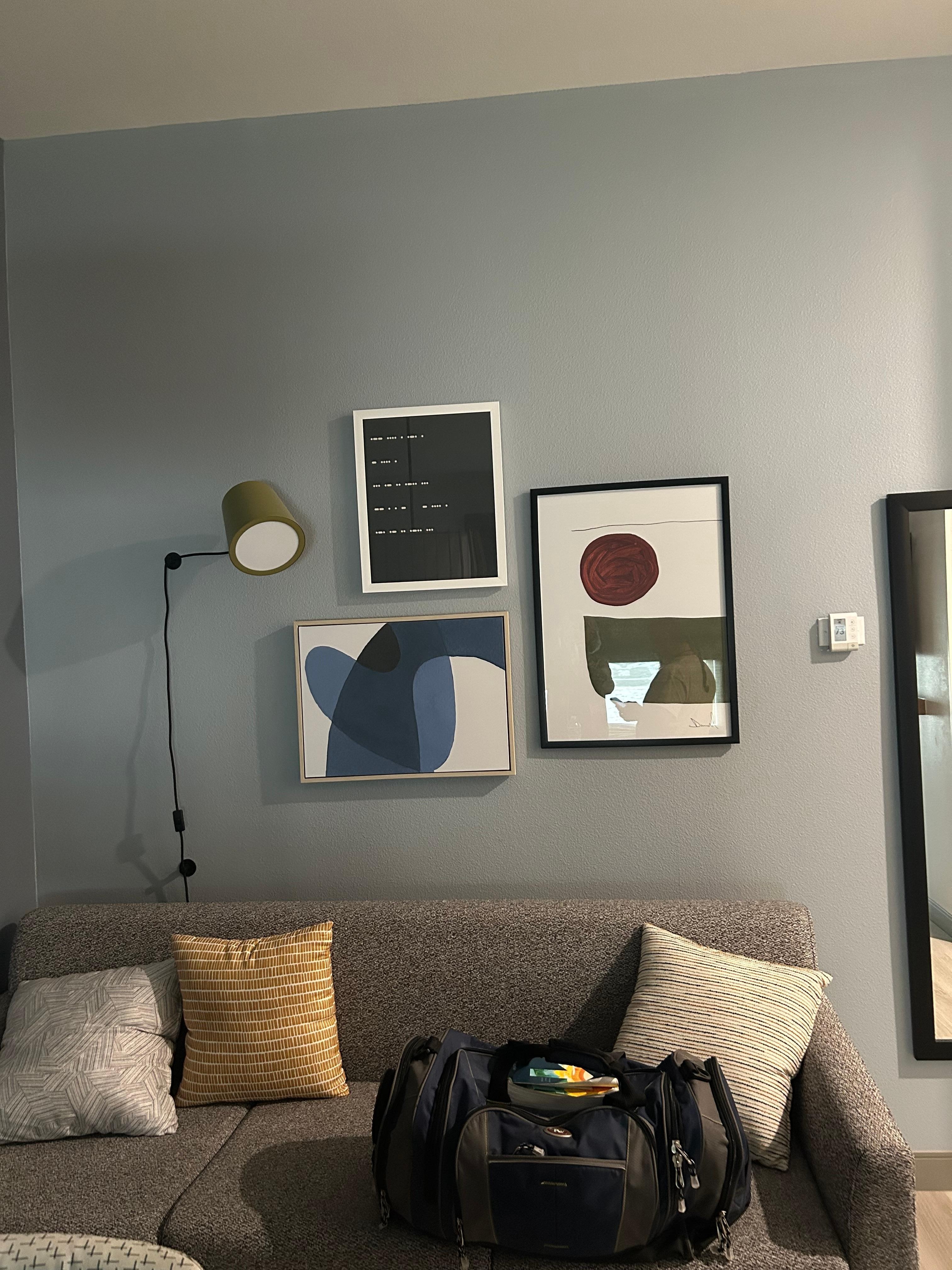 Cozy corner with couch 