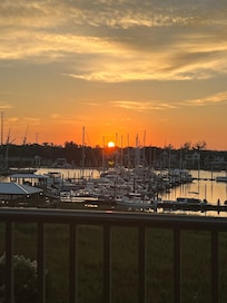 Sunrise from the balcony