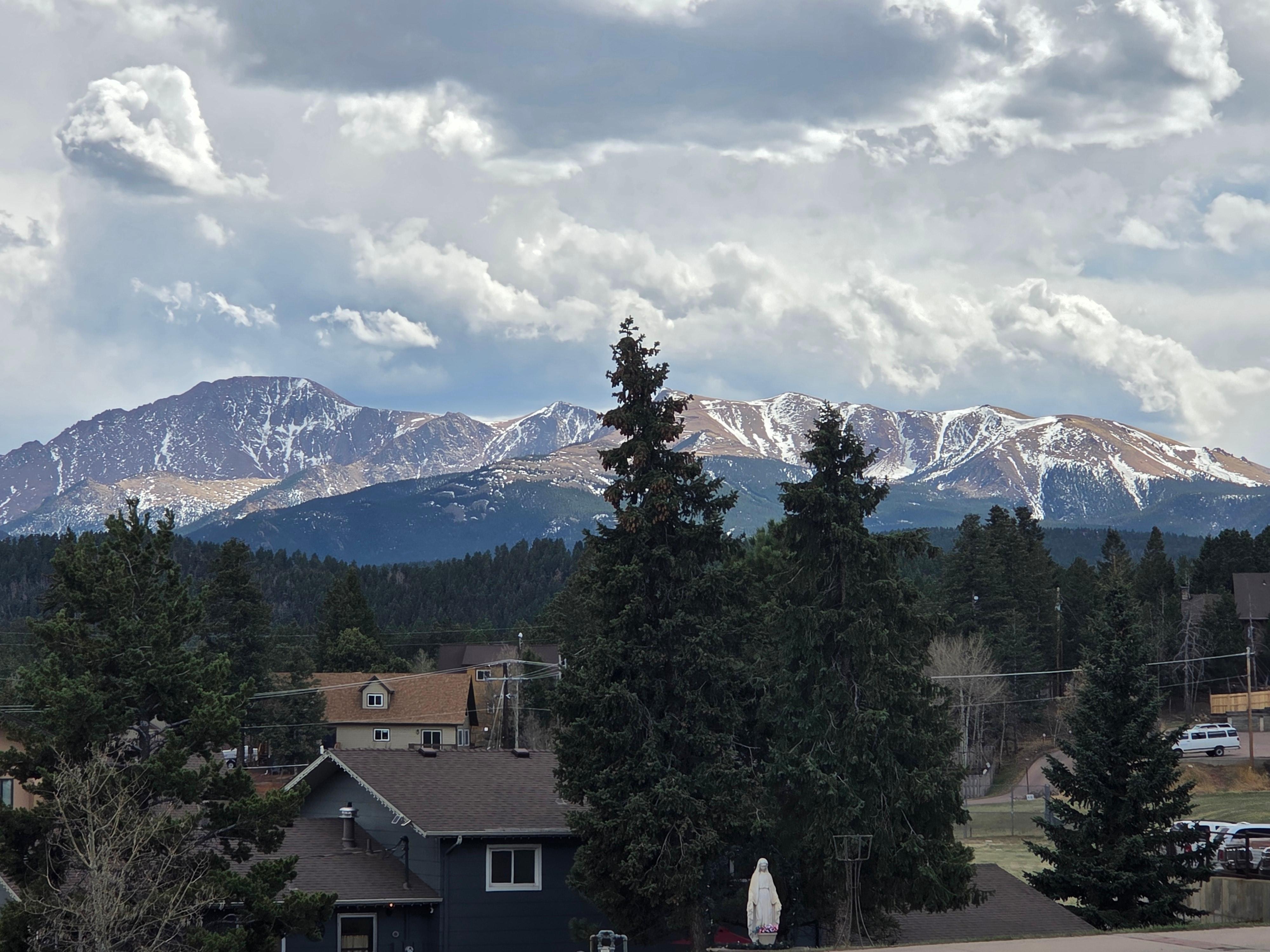 View from downtown Woodland Park