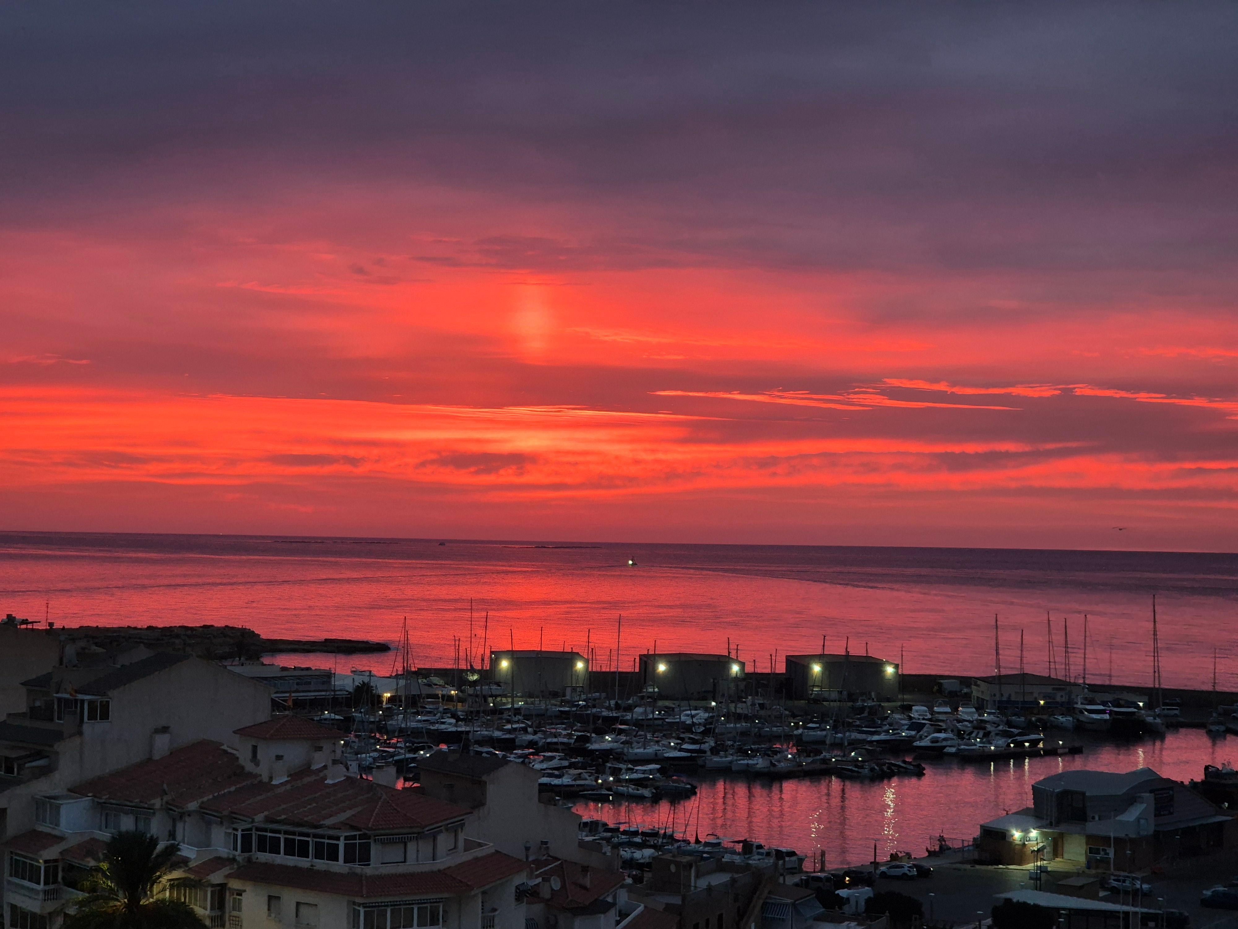 Stunning views from the apartment balcony