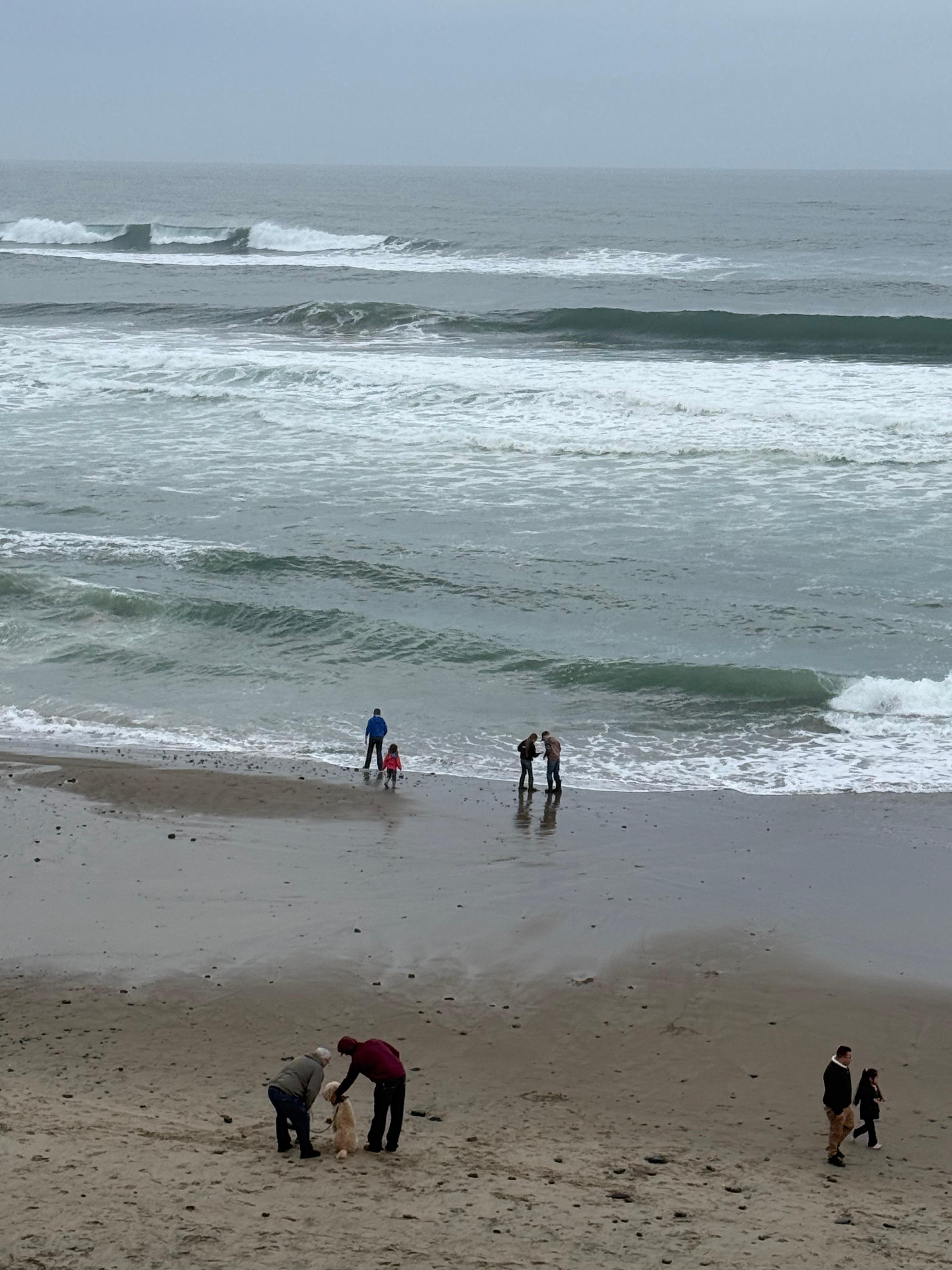 Loved watching the waves from our balcony 