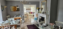 Spacious breakfast area
