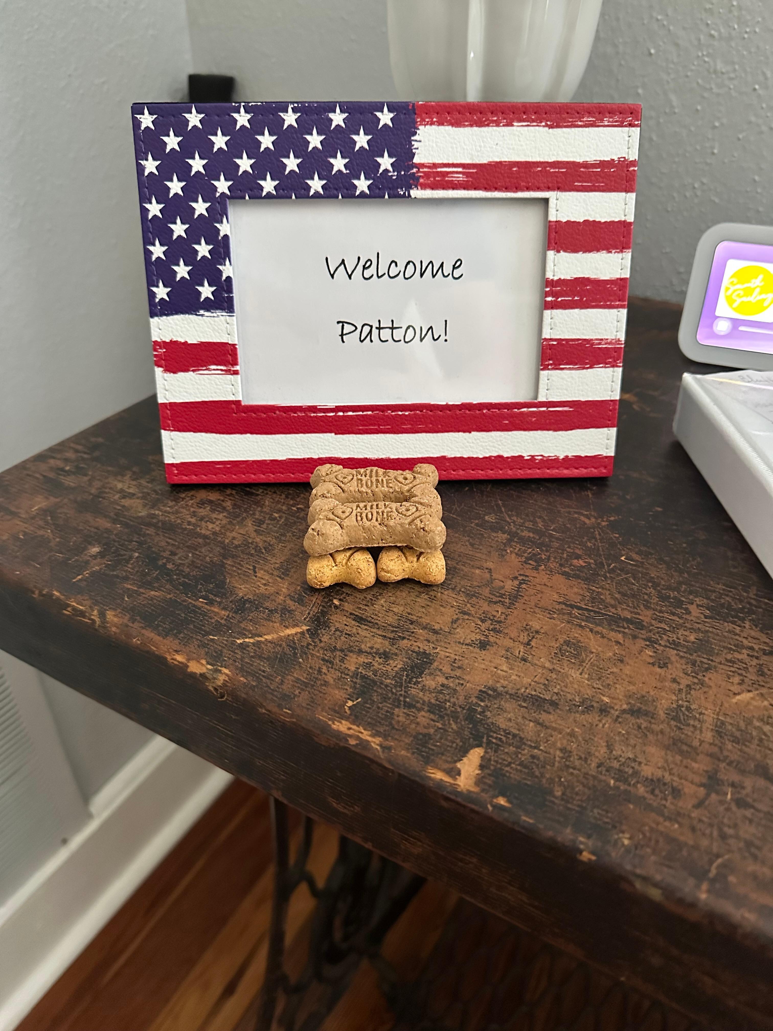 Patton’s welcome treats!