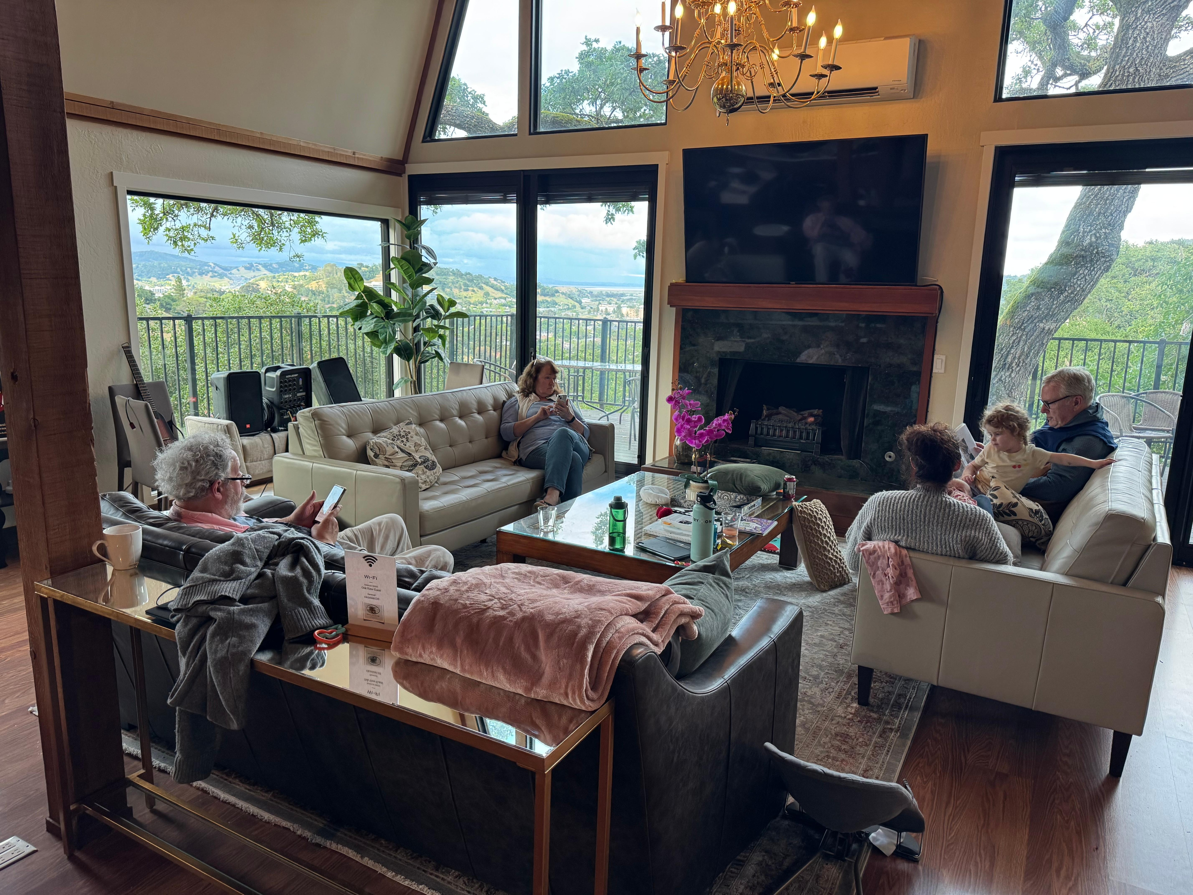 spacious living room