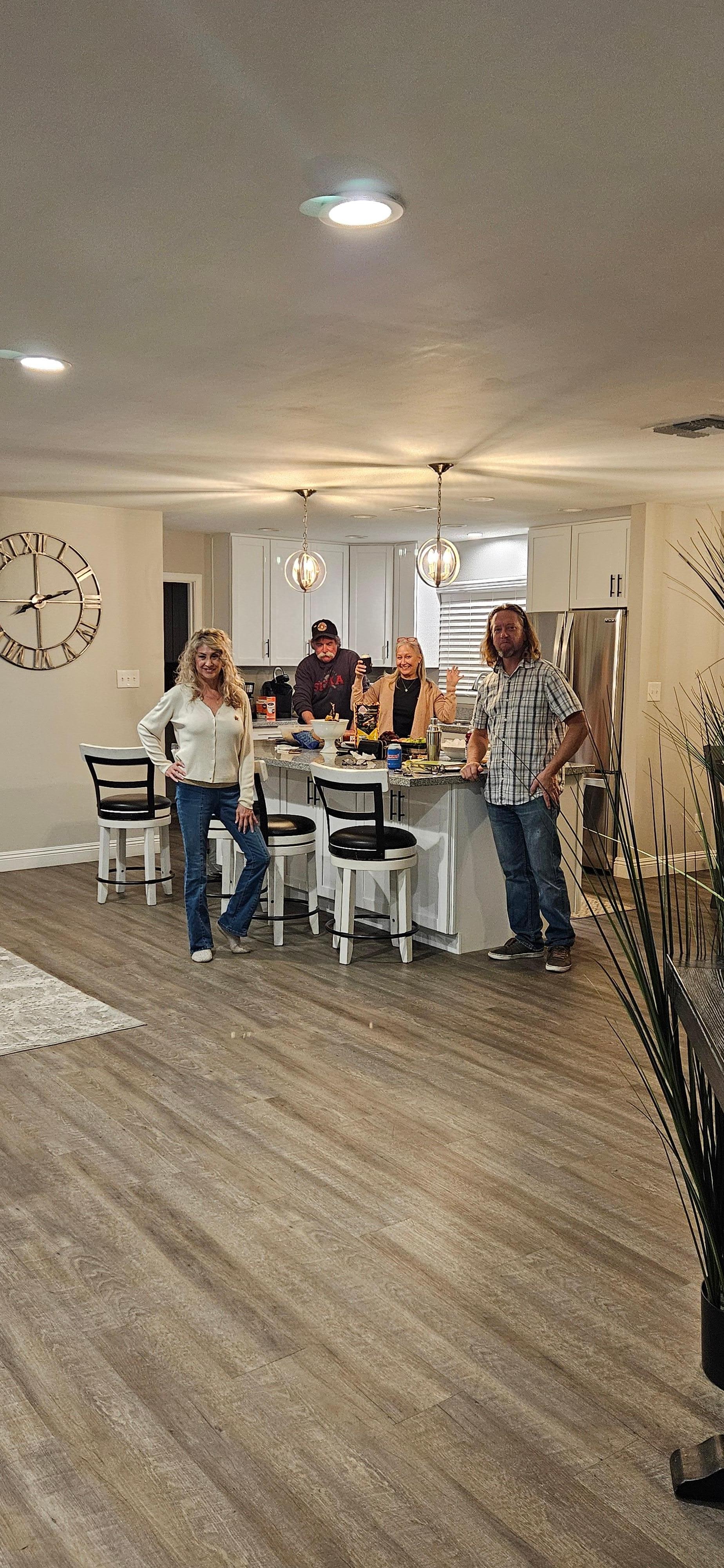 Open concept for socializing 