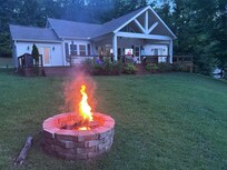 S’mores by the fire. A fun night for all.