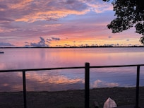 Sunset from the deck.