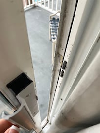 the door lock was stripped