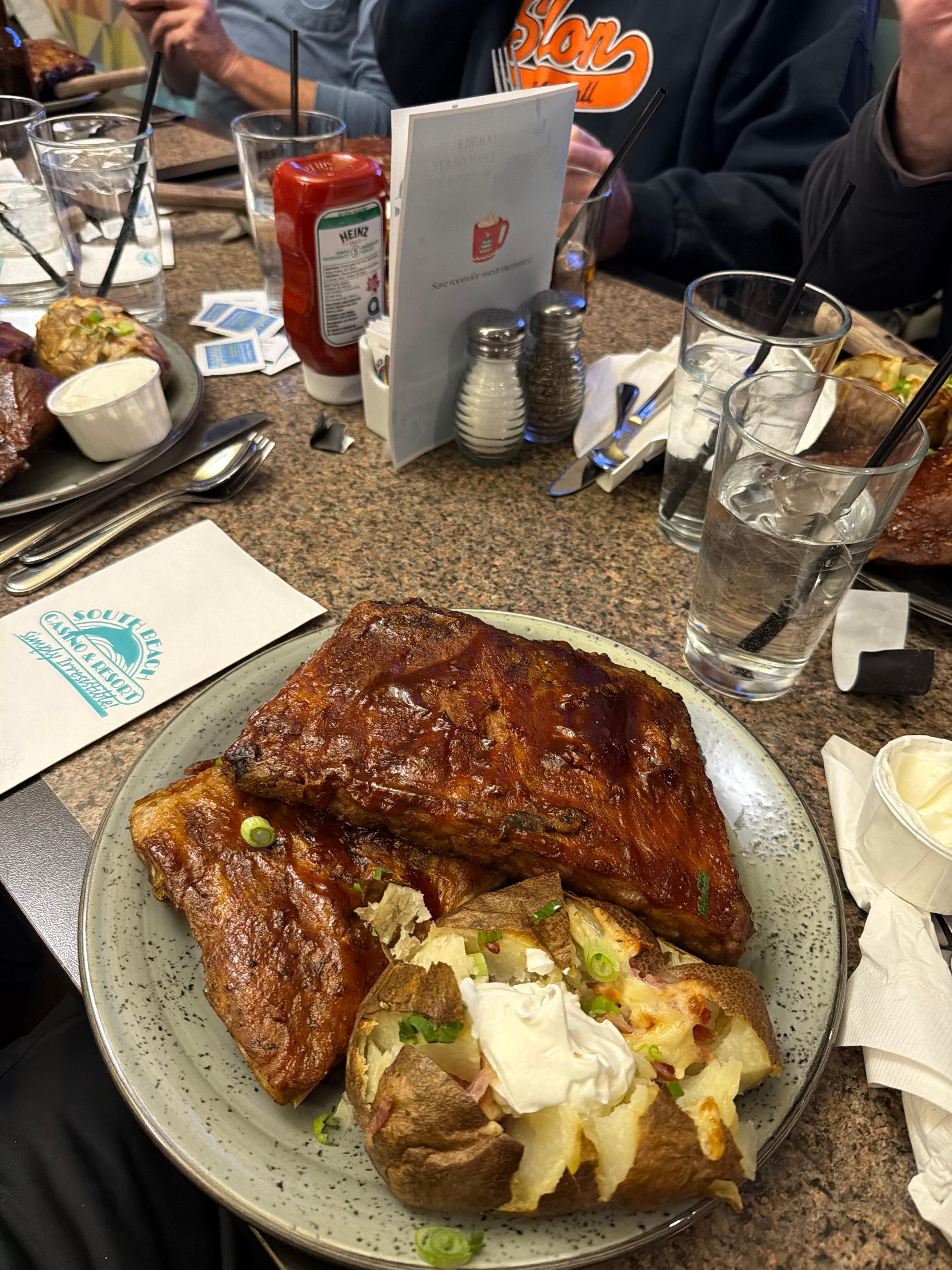 All you can eat ribs at the casino Tuesday