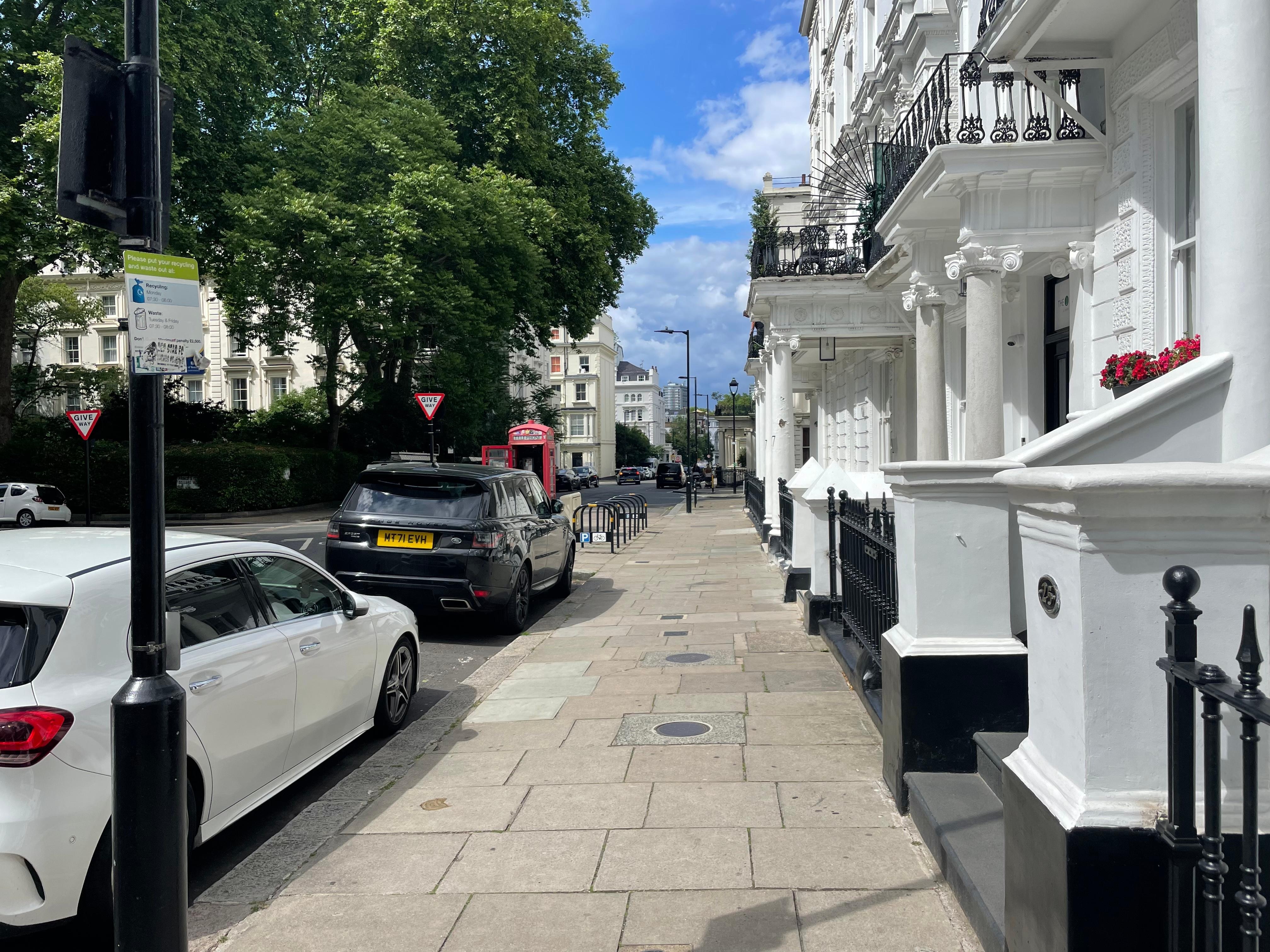 Lovely garden square