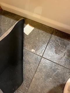 This is under the bathmat