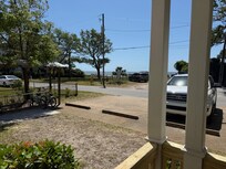 Its a short walk down a path for Public Beach access 12. The path has flooded in the past but was good for our trip.