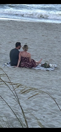 A seaside proposal…she said YES!