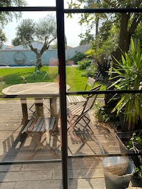 Lots of seating areas in the garden as well as space in the house for all the family to relax