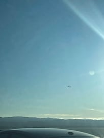 View from our Bay Side room. San Francisco Airport is just across the Bay. Excellent view of runway.