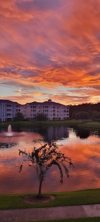 Sunrise from the balcony