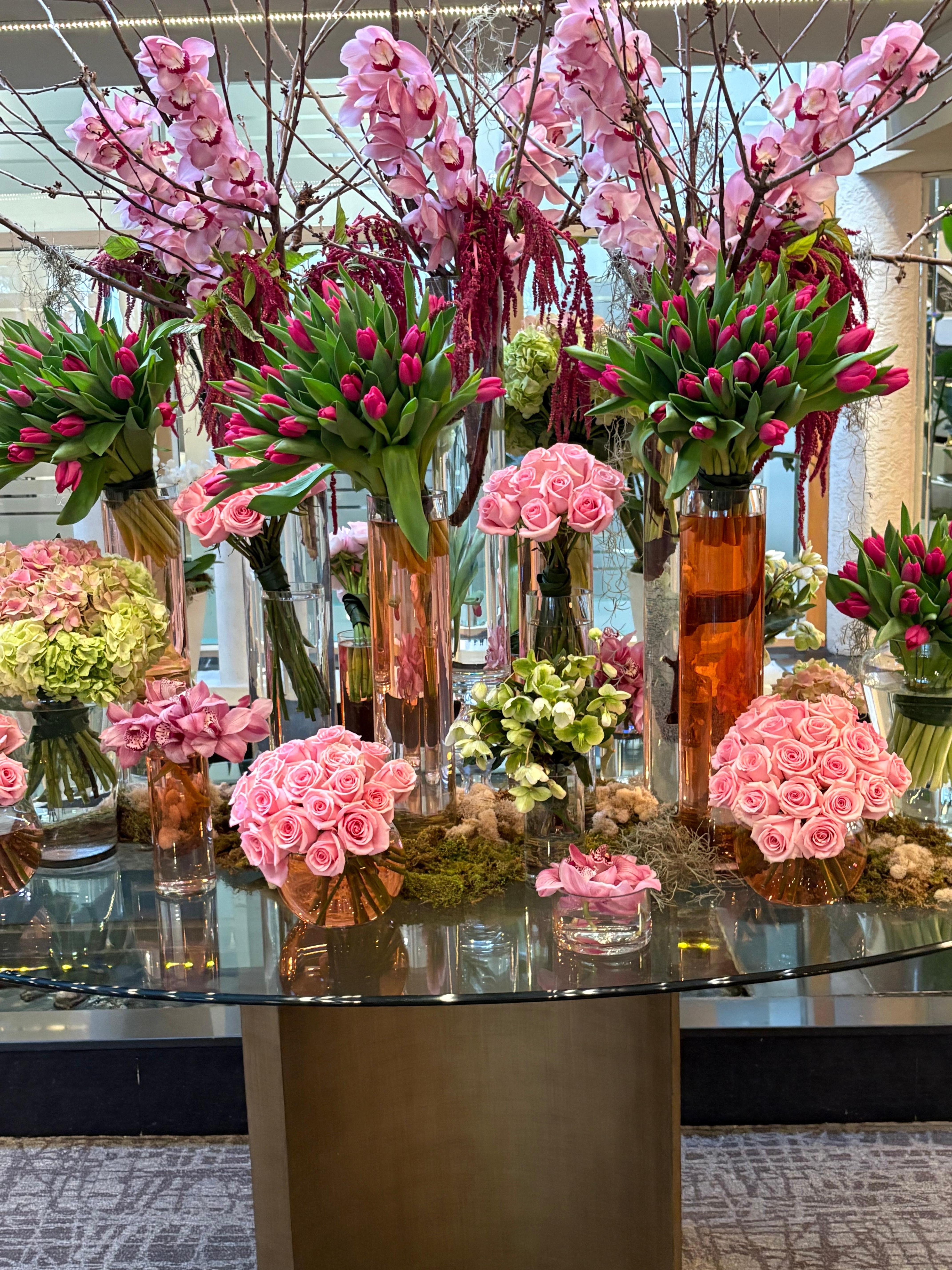 The beautiful lobby entrance. 