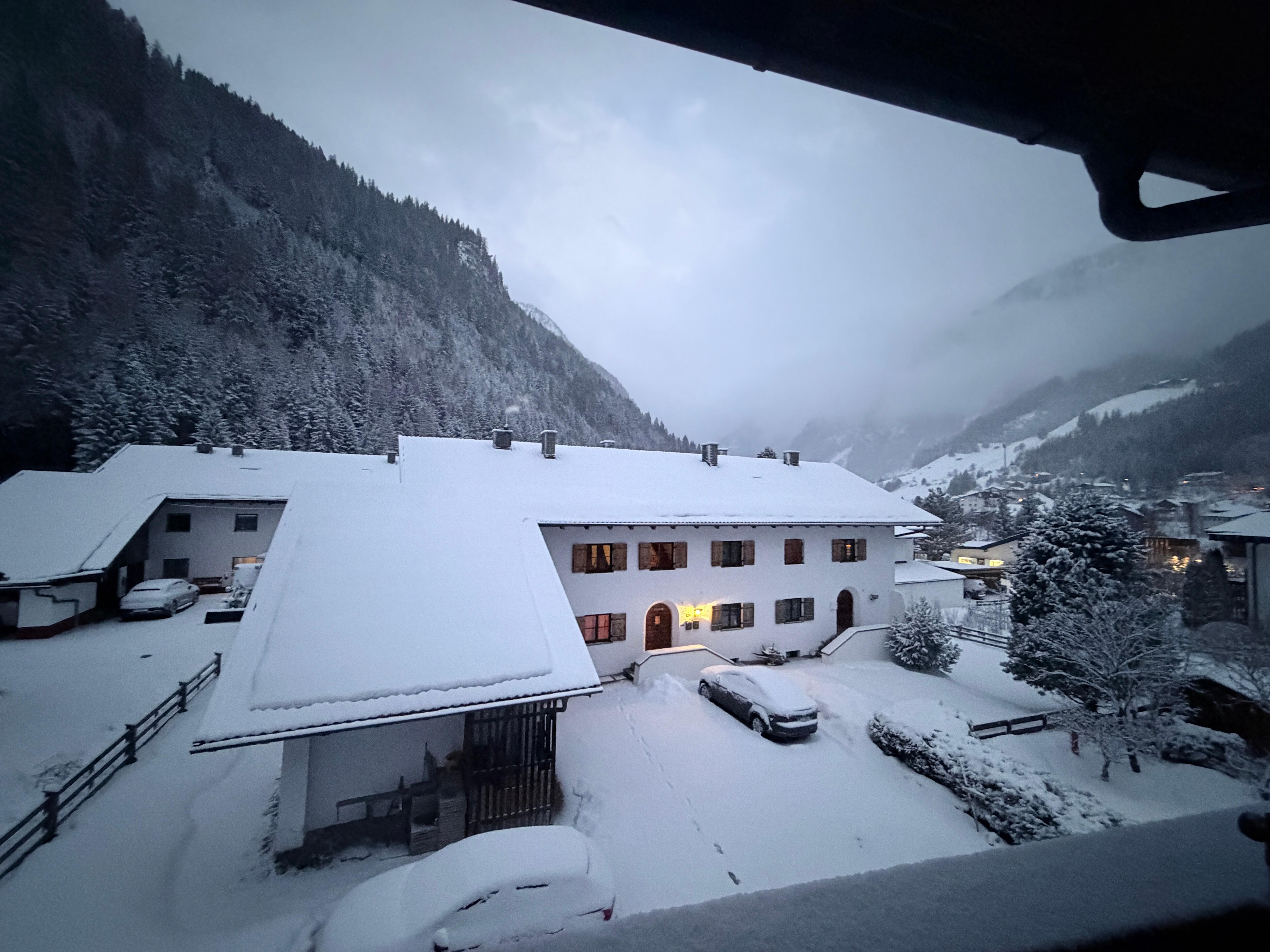 Sicht aus der Küche: