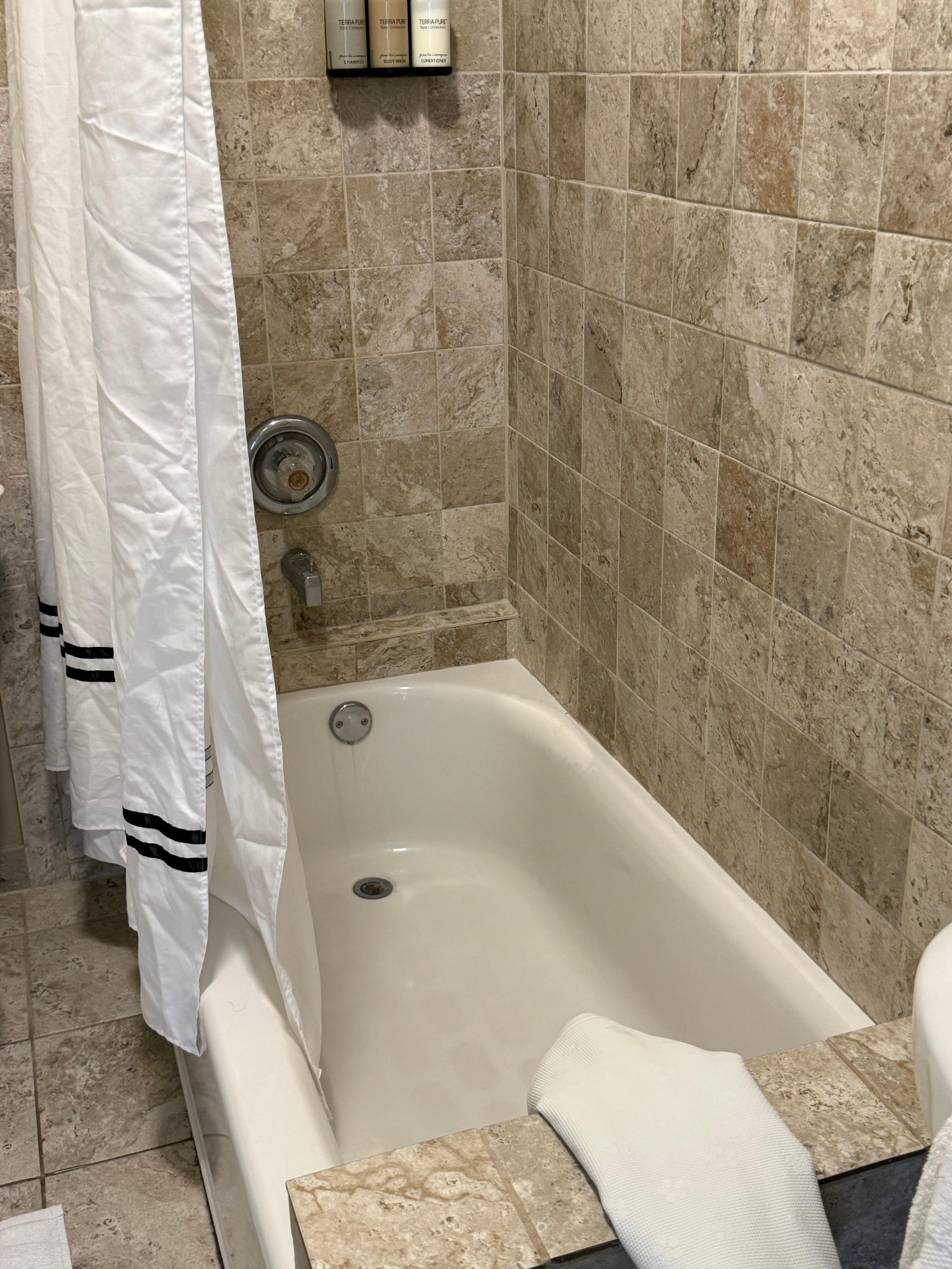 Stained tub