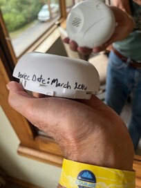 Date of install of living room smoke